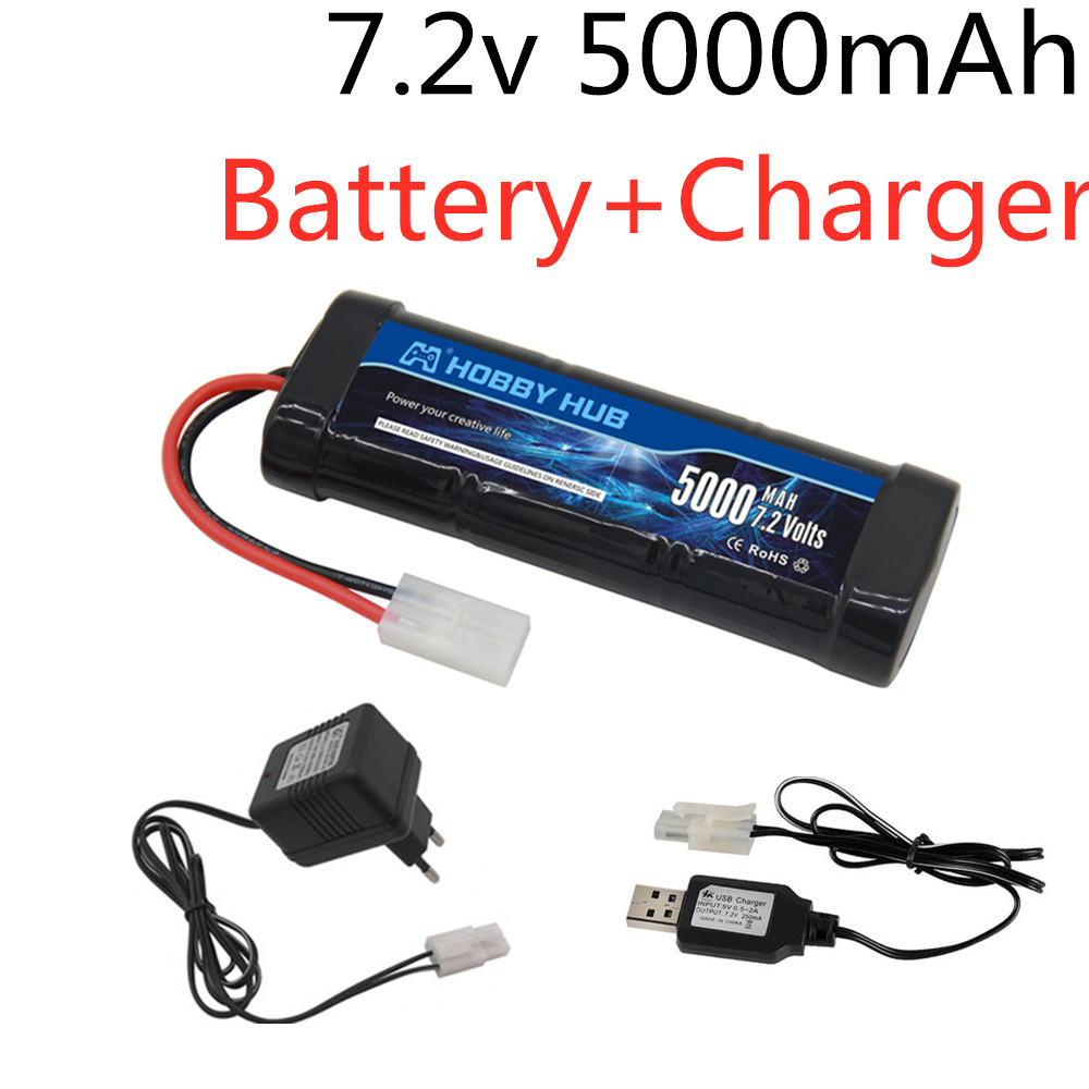 Rc Hobby Vehicles - Batteria Ni-MH da 7,2 V 5000