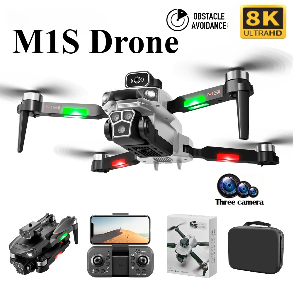 Rc Hobby China - Drone M1S 8K Professionale con Tripla
