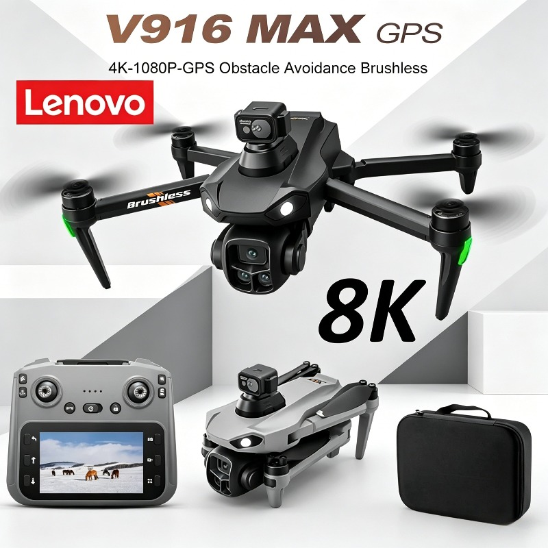 Rc Hobby China - Drone Professionale Lenovo V916MAX 8K HD