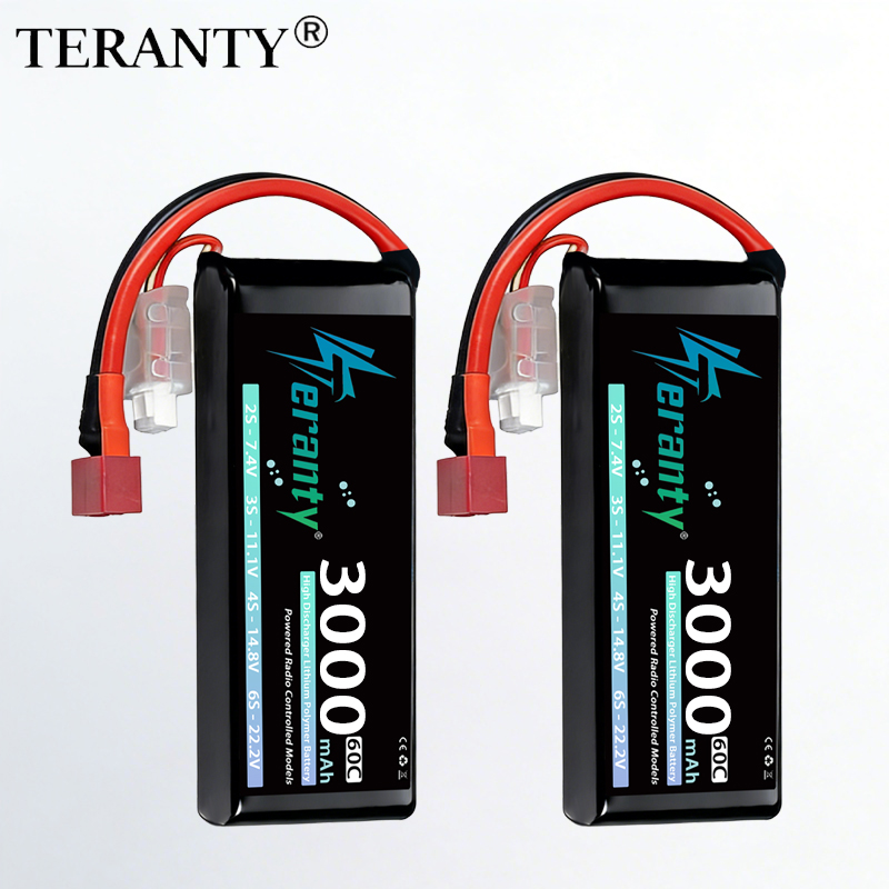 Rc Hobby Vehicles - Batteria Lipo TERANTY 2S 3000mAh 7.4V