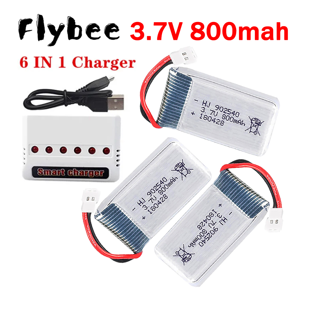 Rc Hobby Charger - Batteria Lipo MEW 800mAh 3.7V +