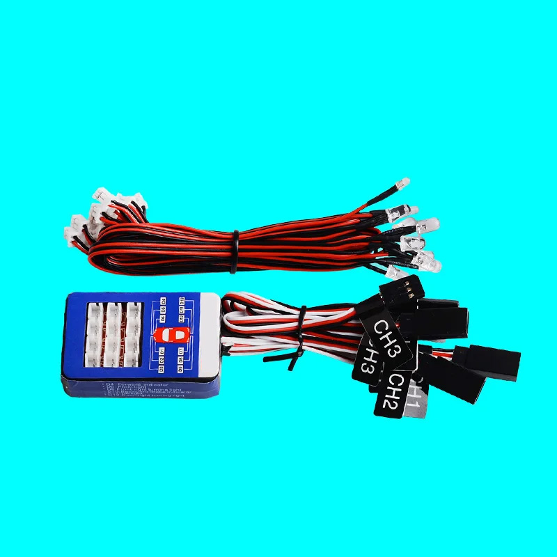 Rc Hobby Drift Car - Kit Sistema di Illuminazione LED per