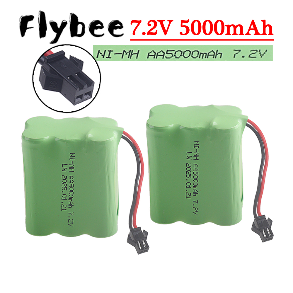 Rc Hobby Vehicles - (Spina SM-2P) Batteria NiMH da 7.2