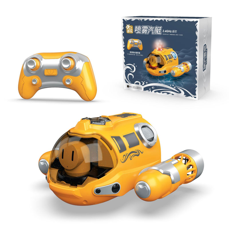 Rc Submarine Water - RC 2.4GHz Spray Motoscafo Piscina Festa