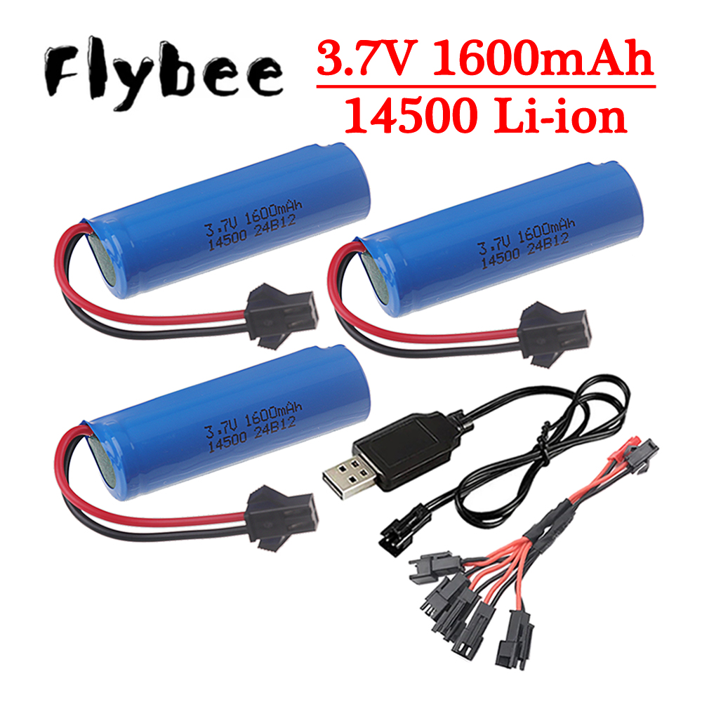 Rc Hobby Vehicles - Batteria Lipo originale 3.7v 14500 1600mAh