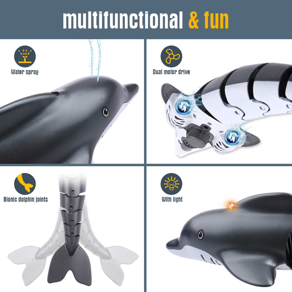 Shark Rc Dolphin whale Spray W - Rc Submarine Water recensione e prezzo