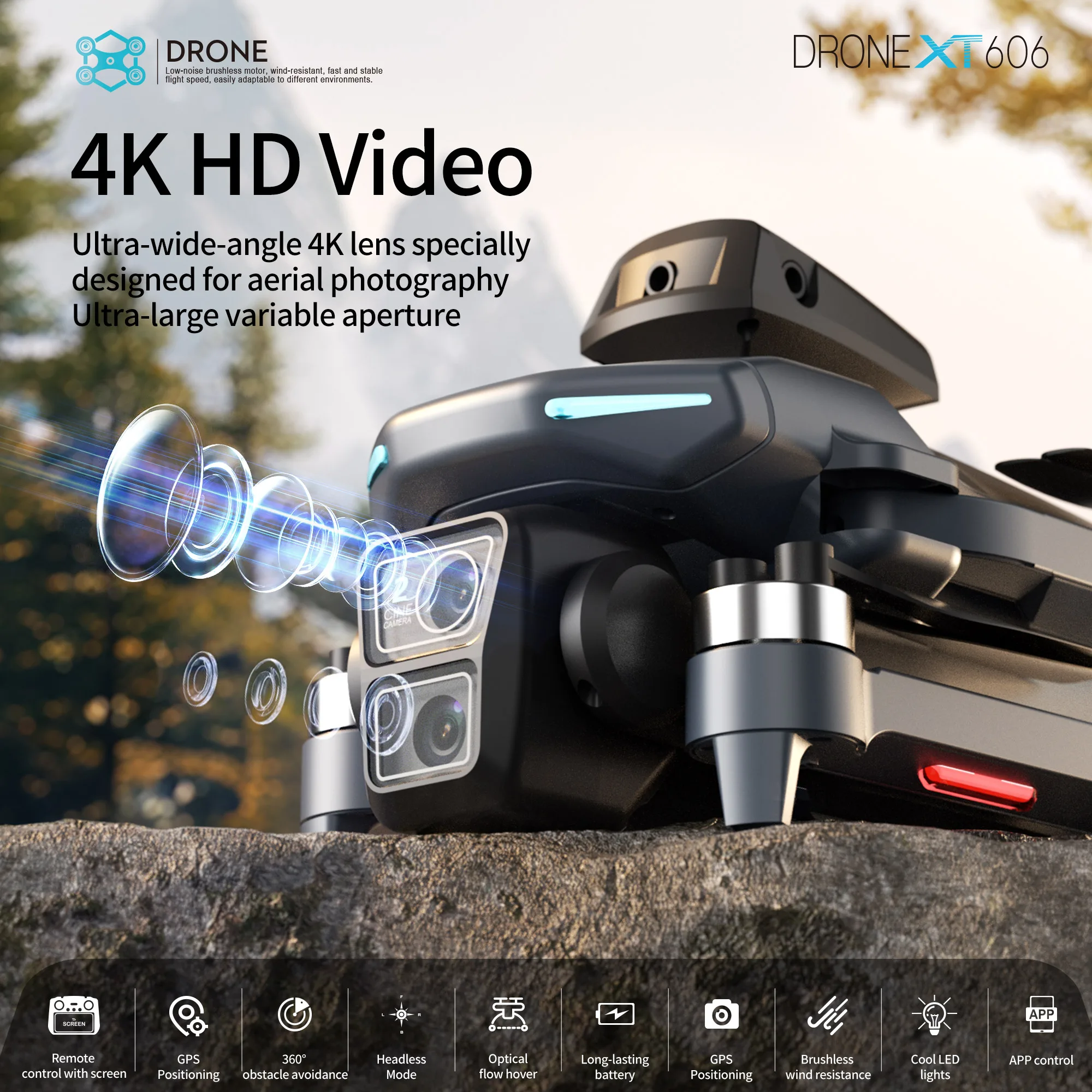 Drone GPS Lenovo XT606 MAX con - Rc Hobby China recensione e prezzo