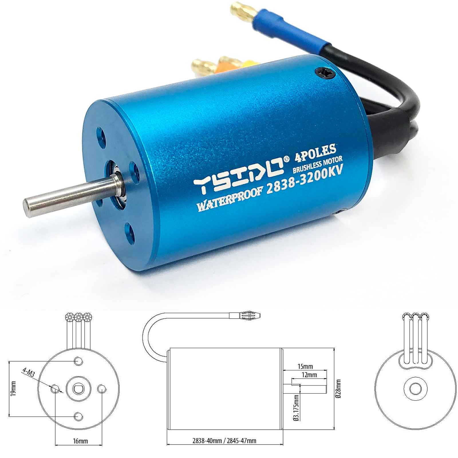 YSIDO 2435 2440 2838 2847 moto - Rc Remo Hobby recensione e prezzo