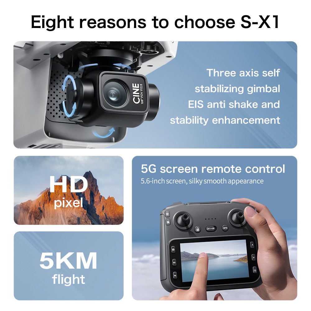 Drone Lenovo S-X1 8K HD Profes - Rc Hobby China recensione e prezzo