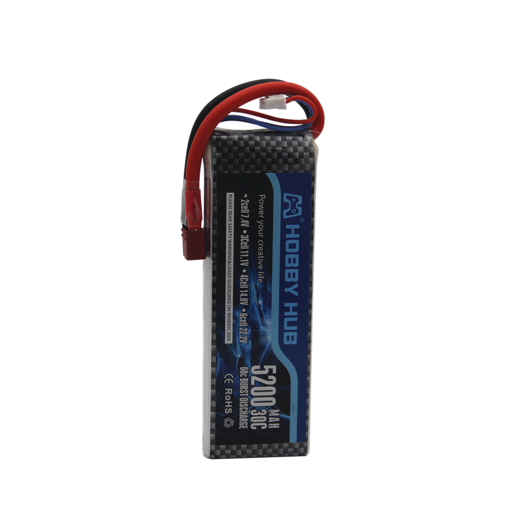 7.4 V 5200 Mah 30C 2S 1P Lipo  - Rc Roc Hobby recensione e prezzo