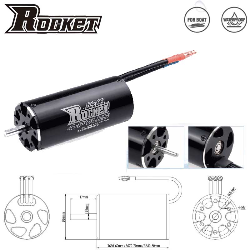 ROCKET-RC 2968 2958 2948 motor - Rc Hobby Land recensione e prezzo